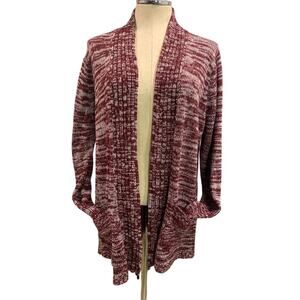 3X John Maxwell Womens Sweater Open Cardigan Pockets